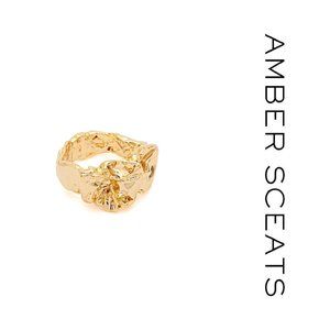 24K gold-plated Emery Ring Size 7